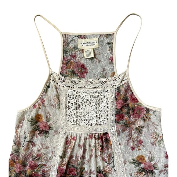 Denim & Supply Ralph Lauren Floral Lace Top - Picture 3 of 4